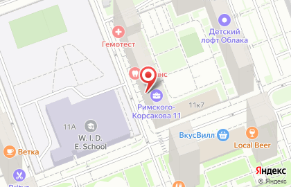Пекарня ПаПан на ​Римского-Корсакова на карте