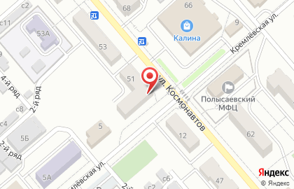 Юридический кабинет на улице Космонавтов на карте