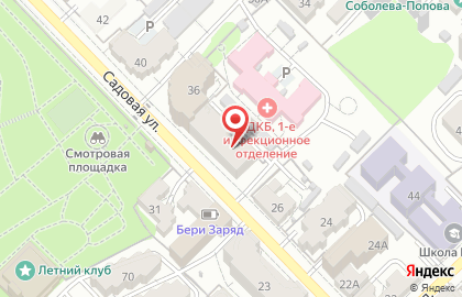 Студия дизайна на Садовой улице на карте