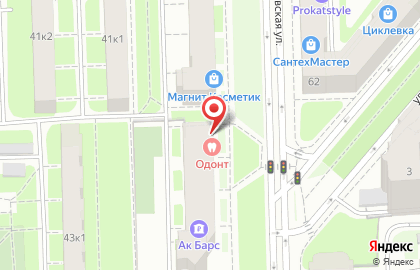 Новая Фактория на Варшавской улице на карте