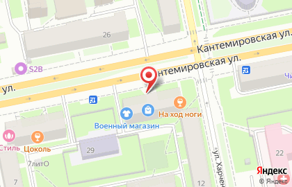 Магазин Hobby Games на Кантемировской улице на карте