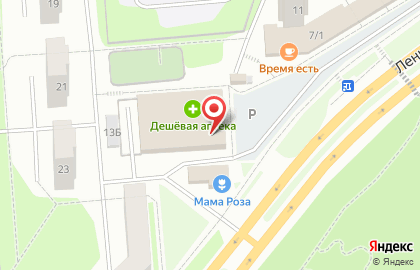 Банкомат КБ Кедр, г. Железногорск на Ленинградском проспекте на карте