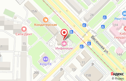 Магазин товаров для пекарей и кондитеров Сатурн на Весенней улице на карте