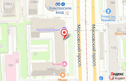 Салон оптики Питер Оптика на Московском проспекте на карте