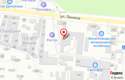 Супермаркет Светофор в Железноводске на карте