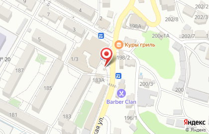 Киоск печатной продукции Пресса в Центральном районе на карте