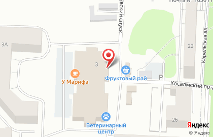 Аптека Водолей-2 в Петрозаводске на карте