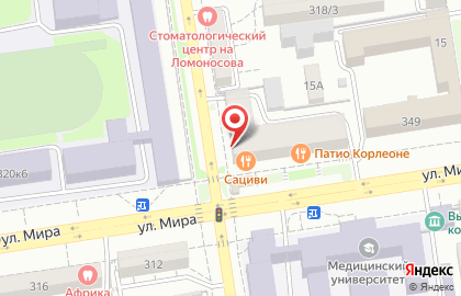 Магазин Ковбой на улице Ломоносова на карте