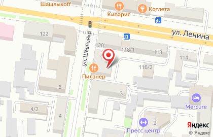 Фике на улице Шевченко на карте