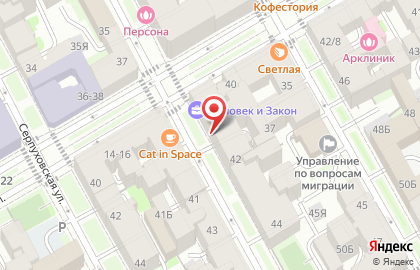 Продовольственный магазин Гермес на Технологическом институте I на карте