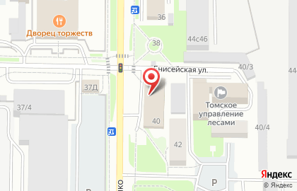 Продуктовый магазин в Томске на карте