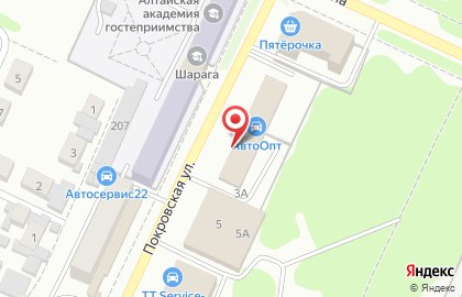 Торгово-сервисный центр Грин-сервис на Покровской улице на карте