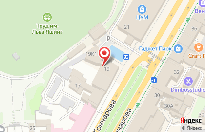 Банкомат Банк Венец, АО на улице Гончарова, 19 на карте