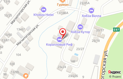 Гостевой дом Коралловый Риф на карте