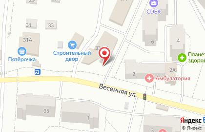 Магазин разливного пива Пенное на Сибирской улице на карте
