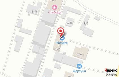 Forspro на карте