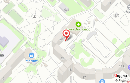 Династия в Дзержинском районе на карте
