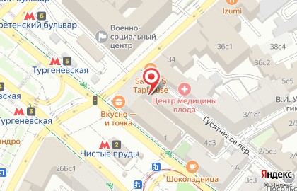 Текстиль Рум (Москва) на Мясницкой улице на карте