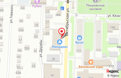 Торговый центр Флагман на Октябрьской улице на карте