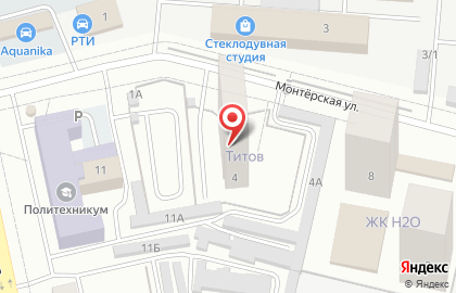 ООО Абсолют на Монтёрской улице на карте