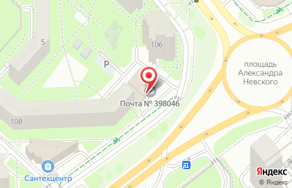 Почта России в Липецке на карте
