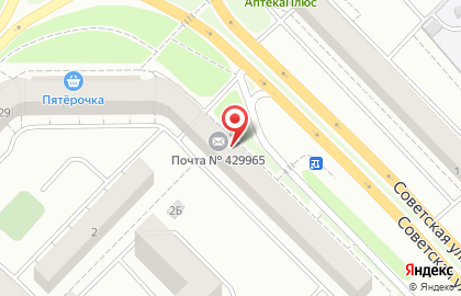Продуктовый магазин Виктория на Советской улице на карте