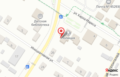 Участковый пункт полиции №1 на Дорожной на карте