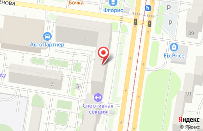 Строящиеся объекты ЖИ в Индустриальном районе на карте