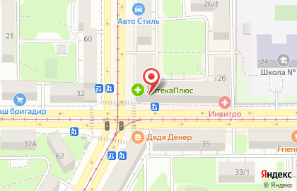 Салон штор Элегант на Ленинградской улице на карте