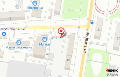Кафе быстрого питания Шавермыч на улице Гагарина на карте