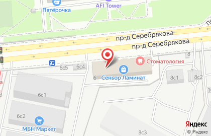 Магазин Цветы для Вас на проезде Серебрякова на карте