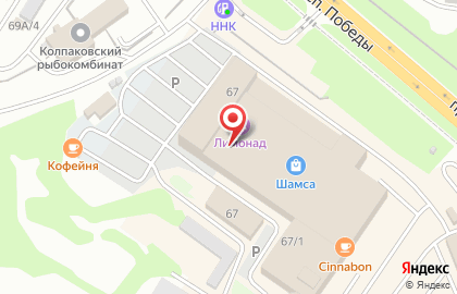 Магазин сладких подарков Вкусная помощь в Петропавловске-Камчатском на карте