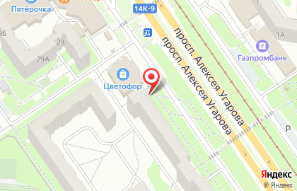 Магазин окон и дверей и дверей в микрорайоне Жукова на карте
