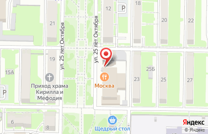 Московский дворик на улице Энтузиастов на карте