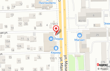Торговая фирма на улице Малиновского на карте