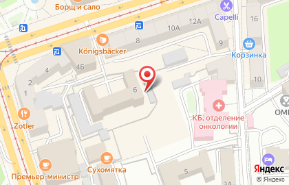 Компания Авангард на улице Черняховского на карте