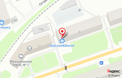 Продуктовый магазин в Мурманске на карте
