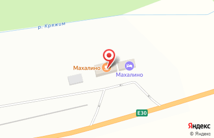 Кафе Махалино на карте