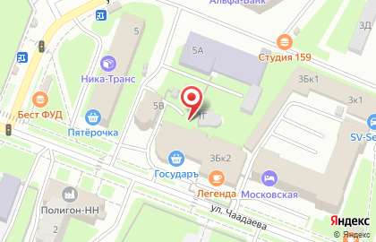 Магазин Твоя пара в Московском районе на карте