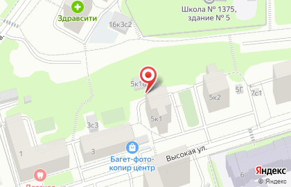 Инженерная служба района Нагатино-Садовники на карте