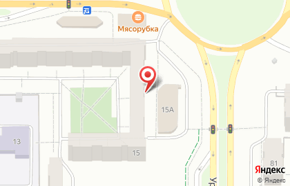 Белый лебедь на Октябрьском проспекте на карте