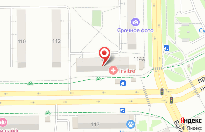 Оператор связи МегаФон на проспекте Ленина, 114 на карте
