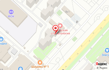 Продовольственный магазин на проспекте Дзержинского на карте