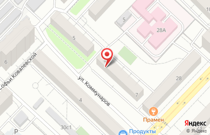ФинЭксперт на улице Коммунаров на карте