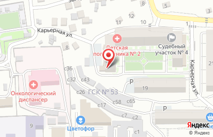 Теплая автостоянка на Геологической улице на карте
