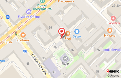 ОАО Балтийский Банк на Садовой улице на карте