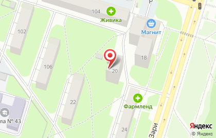 Кабинет массажа в Екатеринбурге на карте