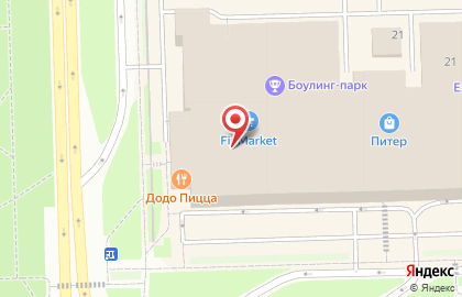 Винный супермаркет Ароматный мир в Московском районе на карте