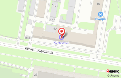 Магазин трикотажа и носков на карте