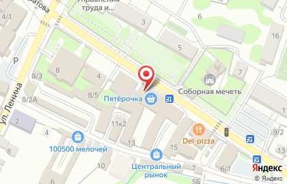 Дискаунтер Пятёрочка в Уфе на карте